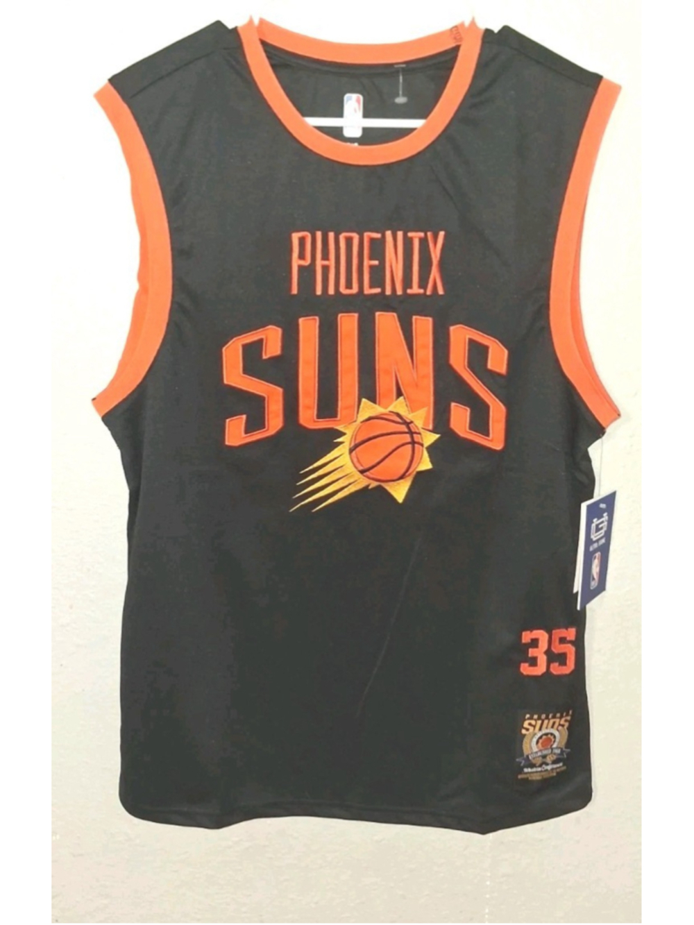 Phoenix Suns Tank NBA Ultra Game Kevin Durant #35 Jersey Size Medium Black - Picture 2 of 8